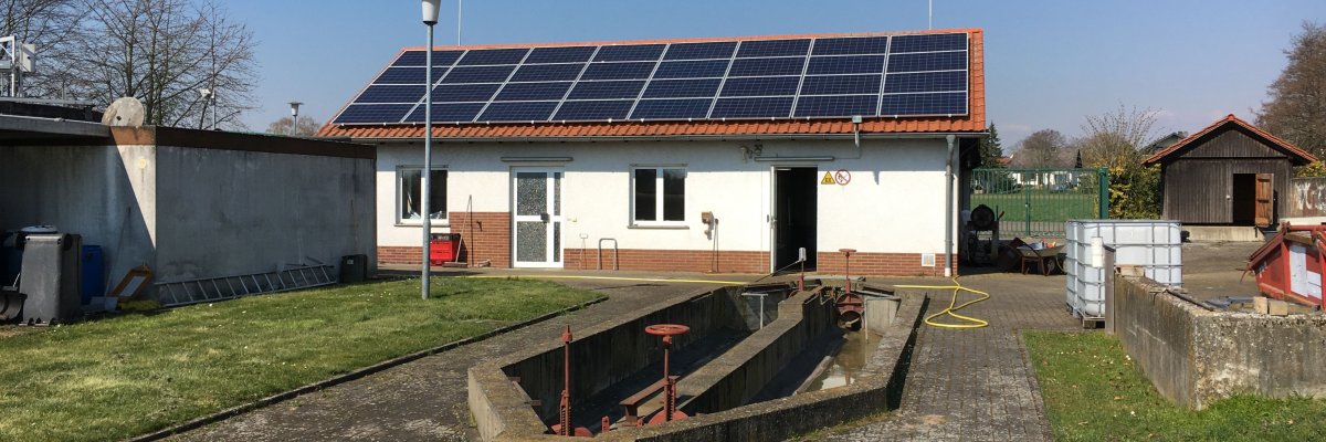 Foto der Kläranlage Holzheim