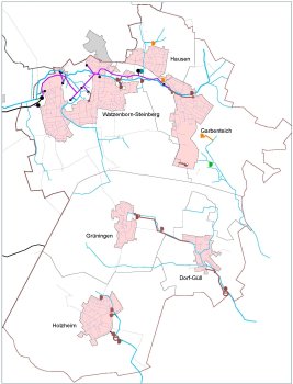 Schematische Darstellung des Verbandsgebiets