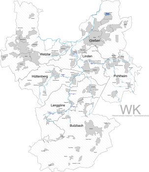 Schematische Darstellung des Verbandsgebiets