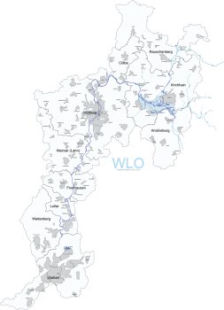 Schematische Darstellung des Verbandsgebiets